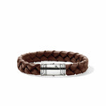 Leather Bracelet, Sterling Silver - BU986577BR-John Hardy-Renee Taylor Gallery