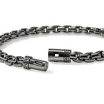 Box Chain Bracelet, Dark Silver, 6MM - BU98805SMBRD-John Hardy-Renee Taylor Gallery