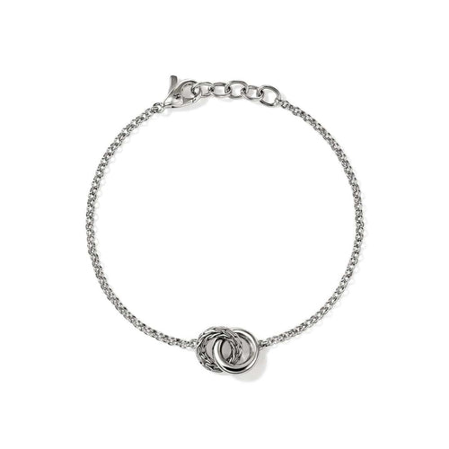 JH Essential Silver Interlinking Bracelet - BU98975-John Hardy-Renee Taylor Gallery