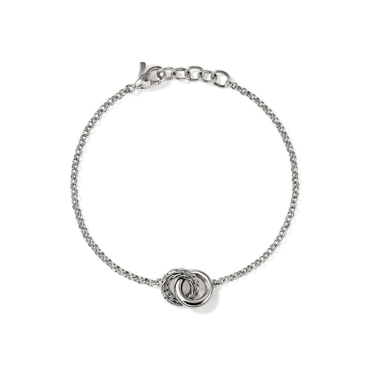 JH Essential Silver Interlinking Bracelet - BU98975-John Hardy-Renee Taylor Gallery
