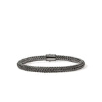 5mm Icon Dark Silver Bracelet - BU990096BRD-John Hardy-Renee Taylor Gallery
