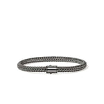 5mm Icon Dark Silver Bracelet - BU990096BRD-John Hardy-Renee Taylor Gallery