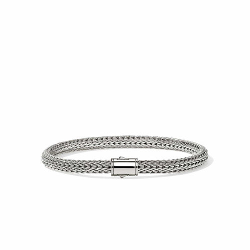 5mm Icon Sterling Silver Bracelet - BU990096-John Hardy-Renee Taylor Gallery