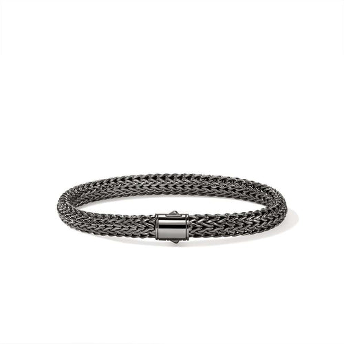 6.5mm Icon Dark Silver Bracelet - BU990904BRD-John Hardy-Renee Taylor Gallery
