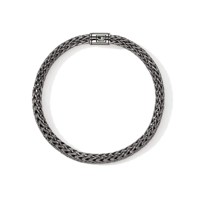 6.5mm Icon Dark Silver Bracelet - BU990904BRD-John Hardy-Renee Taylor Gallery