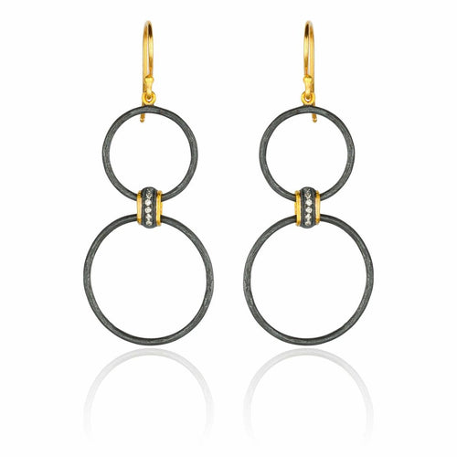 Bubbles Earrings with Diamond by Lika Behar