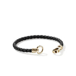 Leather Bracelet, Gold, 5MM - BUGG901250BL-John Hardy-Renee Taylor Gallery