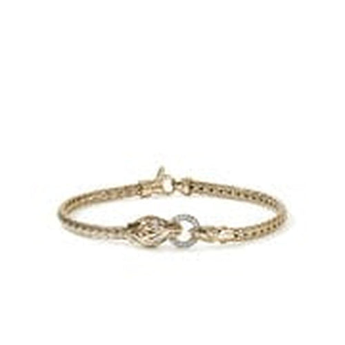 Naga Bracelet, Gold, Diamonds 3.5MM - BUGGX60375DI-John Hardy-Renee Taylor Gallery
