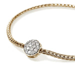 JH Essential Pavé Bracelet, Gold, Diamonds, 1.8MM - BUGGX987612DI-John Hardy-Renee Taylor Gallery