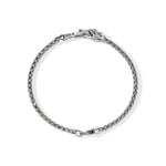 Naga Silver Diamond Pavé with Sapphires Slim Chain Bracelet - BUP603752BSPDIX-John Hardy-Renee Taylor Gallery