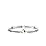 Icon Stud Bracelet, Sterling Silver, Diamonds, 2.5MM - BUP989972DI-John Hardy-Renee Taylor Gallery