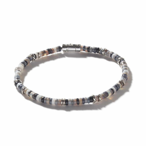 Heishi Bracelet, Sterling Silver, Australian Opal - BUS900698OP-John Hardy-Renee Taylor Gallery