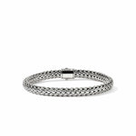 Icon Silver 6.5mm Bracelet w/ Pink Sapphire - BUS9909044PSPX-John Hardy-Renee Taylor Gallery
