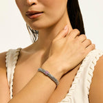 Icon Silver 6.5mm Bracelet w/ Pink Sapphire - BUS9909044PSPX-John Hardy-Renee Taylor Gallery