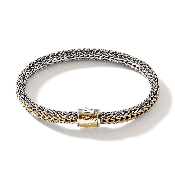 Icon 18K Gold & Silver 7mm Chain Reversible Bracelet - BUZ900993RV-John Hardy-Renee Taylor Gallery