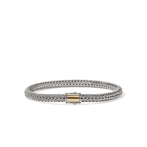 5mm Icon 14K Yellow Gold & Sterling Silver Bracelet - BUZZ990096-John Hardy-Renee Taylor Gallery