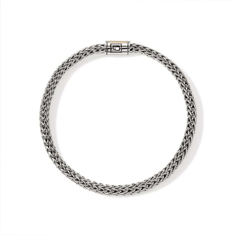5mm Icon 14K Yellow Gold & Sterling Silver Bracelet - BUZZ990096-John Hardy-Renee Taylor Gallery