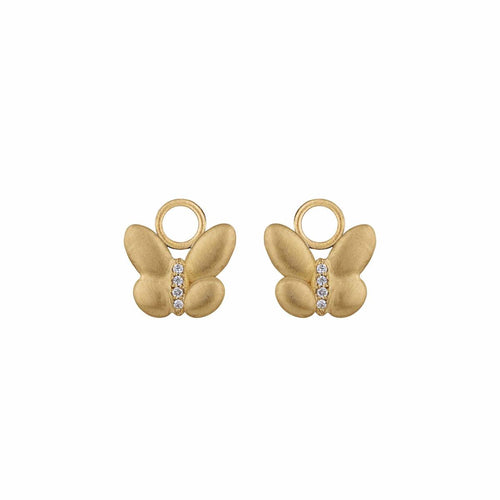 Butterfly Valley Earring Charms with Diamond by Lika Behar