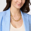Bamboo Link Necklace-Gold - N539G00-Julie Vos-Renee Taylor Gallery