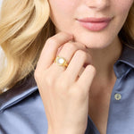 Bamboo Stone Ring-Iridescent Clear Crystal - R234GIRC00-Julie Vos-Renee Taylor Gallery