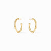 Bamboo Gold Hoop Earrings - HP116G-Julie Vos-Renee Taylor Gallery