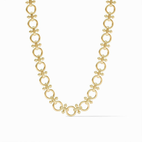 Bamboo Link Necklace-Gold - N539G00-Julie Vos-Renee Taylor Gallery