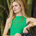 Bamboo Gold Necklace - N538G00-Julie Vos-Renee Taylor Gallery