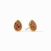 Pave Teardrop Stud Earrings-Garnet - ER1043GGN00-Julie Vos-Renee Taylor Gallery