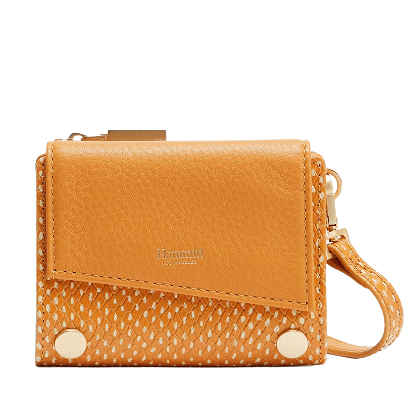 LEVY SML - Apricot Tan Snake/Brushed Gold-Hammitt-Renee Taylor Gallery