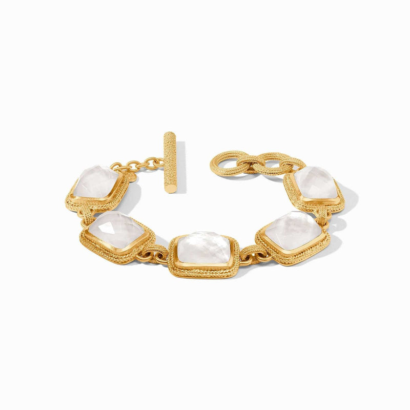 Cheval Stone Bracelet - Iridescent Clear Crystal-Julie Vos-Renee Taylor Gallery