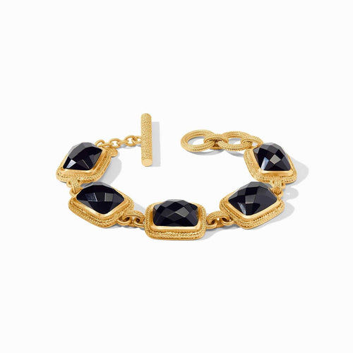 Cheval Stone Bracelet - Obsidian Black-Julie Vos-Renee Taylor Gallery
