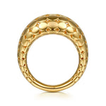 14K Yellow Plain Gold Wide Bujukan Band Ring - LR52904Y4JJJ-Gabriel & Co.-Renee Taylor Gallery