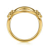 14K Yellow Gold Bujukan Link Chain Ring - LR52917Y4JJ-Gabriel & Co.-Renee Taylor Gallery