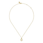 14K Yellow Plain Gold Bujukan Pendant Necklace - NK8189Y4JJJ-Gabriel & Co.-Renee Taylor Gallery