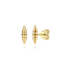 14K Yellow Gold Bujukan Bullet Ear Climber Earrings - EG15589Y4JJ-Gabriel & Co.-Renee Taylor Gallery