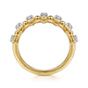 14K Yellow Gold Bujukan and Diamond Bullet Stackable Ring – LR52993Y45JJ-Gabriel & Co.-Renee Taylor Gallery