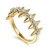14K Yellow Gold Bujukan and Diamond Bullet Stackable Ring – LR52993Y45JJ-Gabriel & Co.-Renee Taylor Gallery