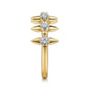 14K Yellow Gold Bujukan and Diamond Bullet Stackable Ring – LR52993Y45JJ-Gabriel & Co.-Renee Taylor Gallery
