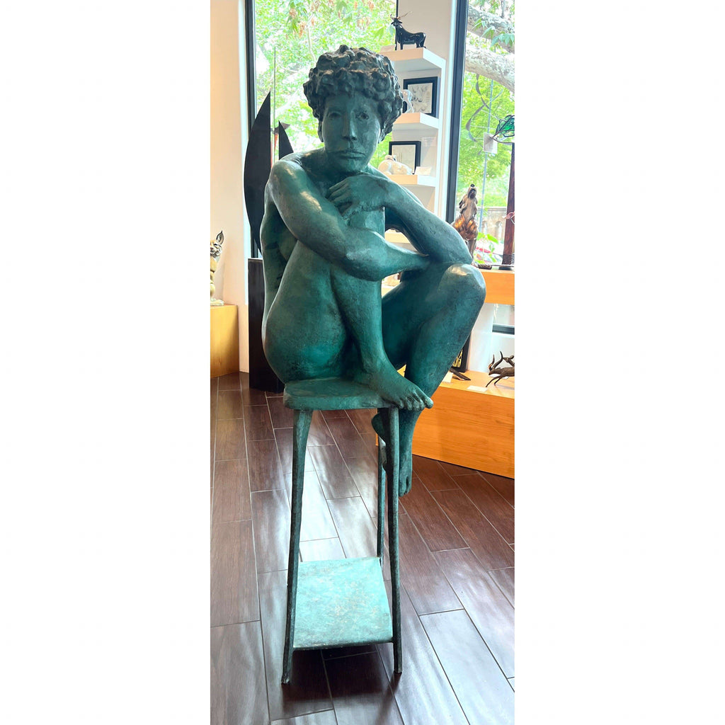 "Pensive"-John Henry Waddell-Renee Taylor Gallery