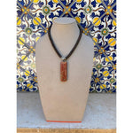 Red Creek Jasper & Brown Glass Bead Necklace-Carol Kahn-Renee Taylor Gallery