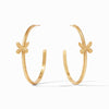 Butterfly Hoop Earrings-Gold - HP066G-Julie Vos-Renee Taylor Gallery