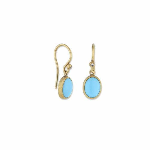 Candy Earrings with Turquoise Sleeping Beauty by Lika Behar
