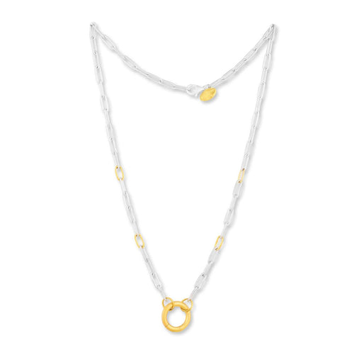 Charm Catcher, Gold&silver Clip Chain by Lika Behar
