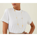 18k Yellow Gold Long Sautoir with Irregular Chain Necklace - CB1790 Y-Marco Bicego-Renee Taylor Gallery
