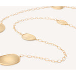 18k Yellow Gold Long Sautoir with Irregular Chain Necklace - CB1790 Y-Marco Bicego-Renee Taylor Gallery