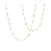 18K Siviglia Mother of Pearl Long Necklace - CB2654 MPW Y-Marco Bicego-Renee Taylor Gallery
