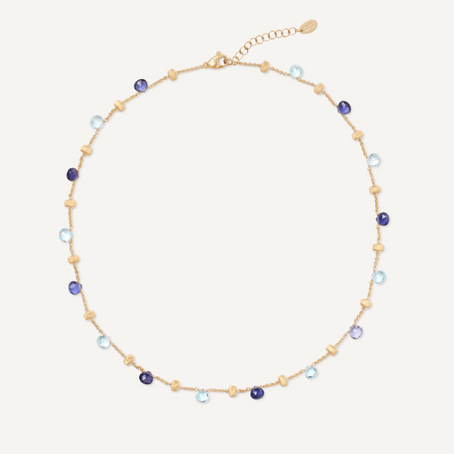 18K Iolite & Topaz Paradise Necklace - CB765-MIX240-Y-Marco Bicego-Renee Taylor Gallery