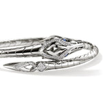 Naga Silver Diamond Pavé with Sapphires Cuff - CBP603682BSPDIXM-John Hardy-Renee Taylor Gallery