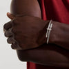 Spear Flex Cuff, Sterling Silver, Diamonds, 4MM - CBP987872DI-John Hardy-Renee Taylor Gallery