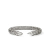 Spear 50 Silver Diamond Pave 8.9mm Flex Cuff - CBP988982DI-John Hardy-Renee Taylor Gallery